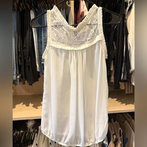 Charming Charlie Lace Detail Women’s Tank Top